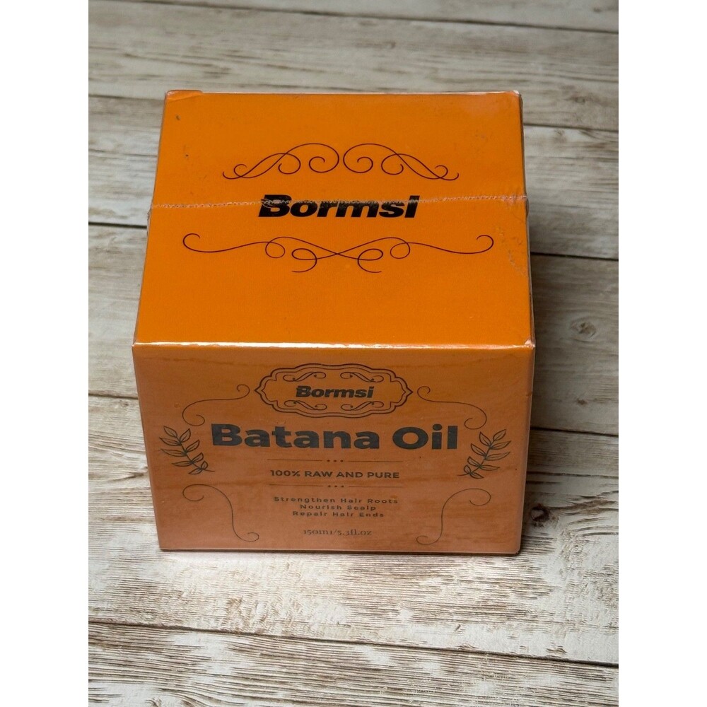 Bormsi Batana Oil 100% Raw & Pure Hair Oil 5.3fl oz Essential Fatty Acids Repair